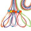 1.4m Adjustable Pet Hamster Leash Harness Rope Gerbil Cotton Rope Harness Lead Collar for Rat Mouse Hamster Pet Cage Leash 1