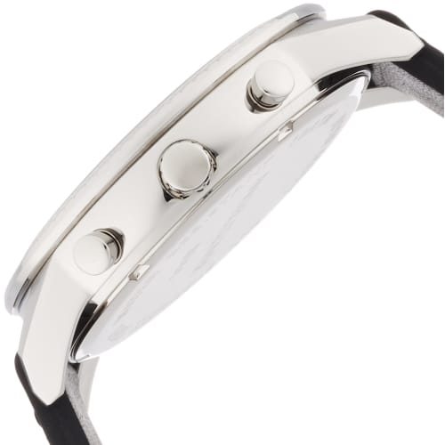 Angel Clover Ridge Watch, Black Dial, Stainless Steel, Quartz Movement, 44mm, Men's, RD44SBK-BK, Official Warranty