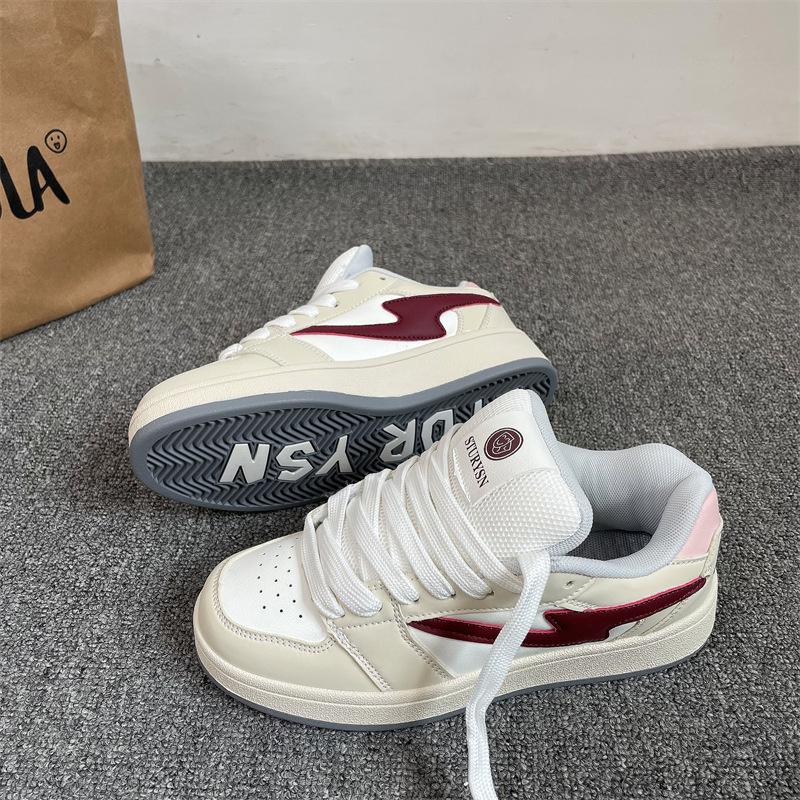 Hong Kong style platform bread shoes men's ins Guochao 2025 summer new couple leisure sports shoes student board shoes