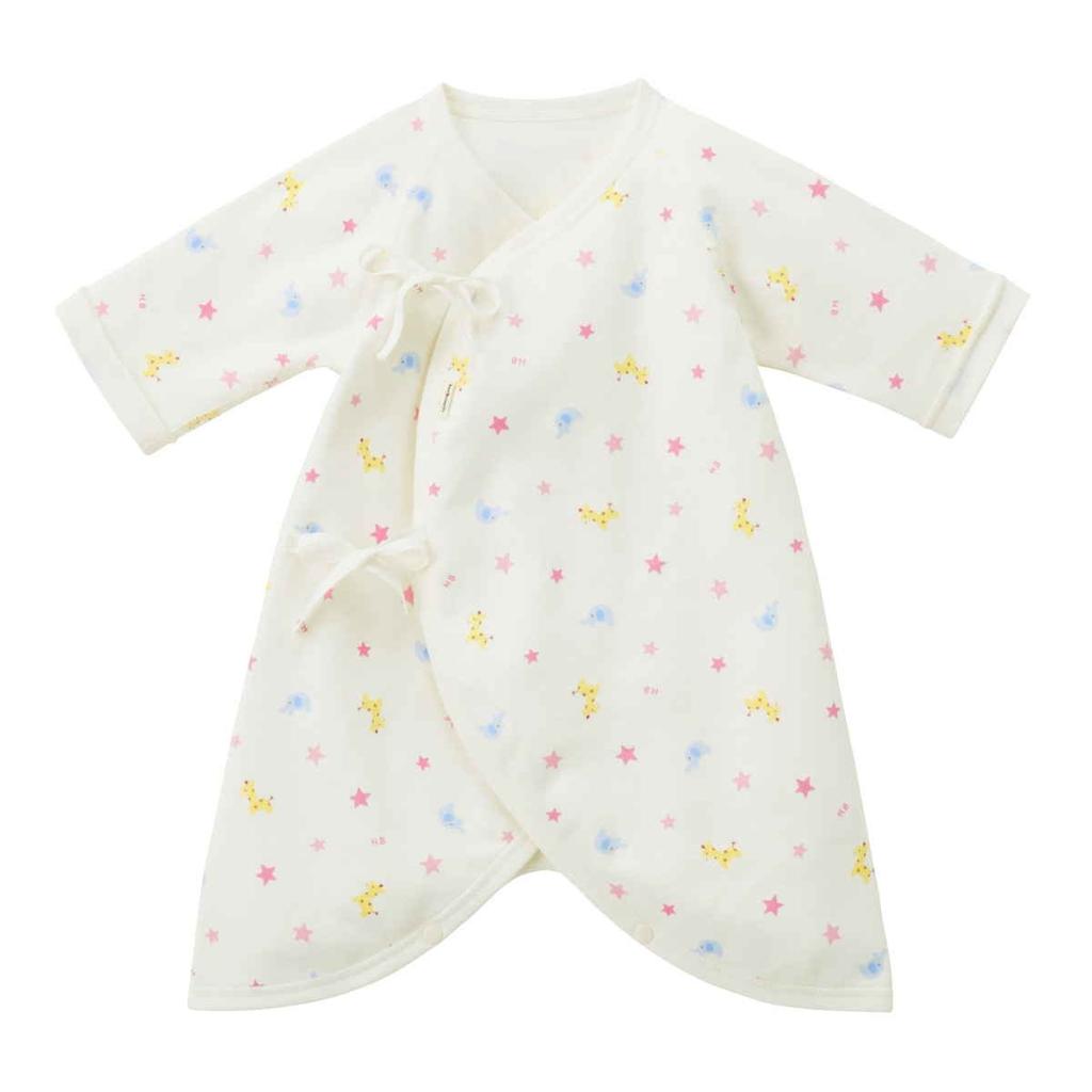 Miki House Hot Biscuits Combination Undershirt 70-2304-268 (60cm, Pink)