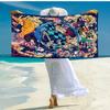 Vibrant Anime Characters Beach Towel, Super Soft Microfiber, Gift for Her/Him, Birthday, for Pool, Beach, Travel, Home Decor Fan gifts