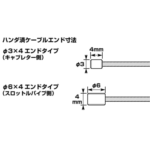 KITACO Inner wire (for clutch) General purpose 2.0 x 1.5m/1 piece 0900-901-91003