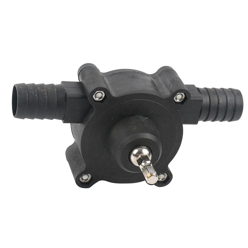 Elektrische Bohrmaschinenpumpe Kleine Haushaltspumpe Handbohrmaschinenbetriebene Pumpe Mini Selbstansaugende Wasserpumpe Schwarz