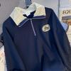 Plus Size Women's Polo Shirt - 2025 New Spring/Autumn Loose Fit Oversize Top