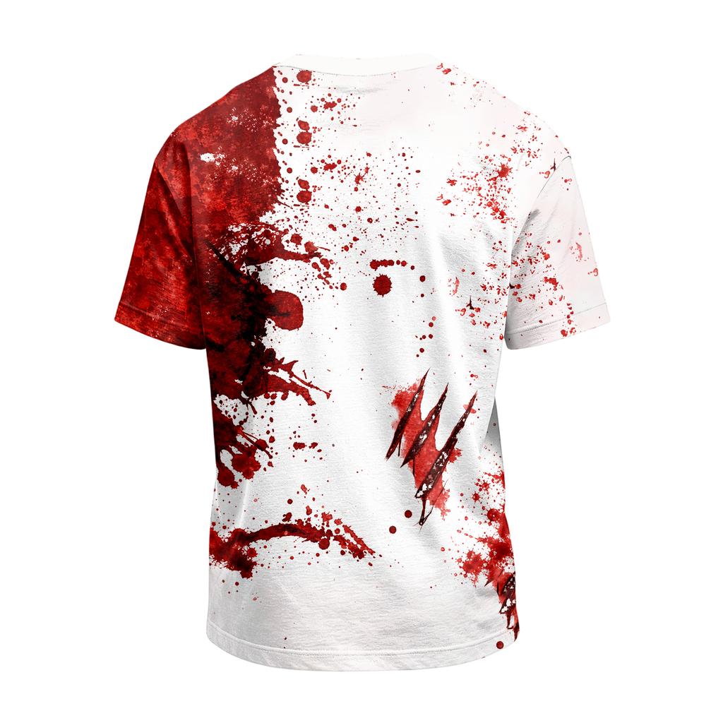Men's Short Sleeve Halloween Print T-Shirt Casual Fashion Top