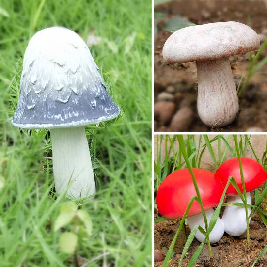 

Миниатюрный гриб с высокой имитацией сказочного сада, грибной орнамент, устойчивый к атмосферным воздействиям, цветостойкий микропейзаж