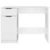 Desk White 100 X 50 X 75 Cm Particleboard
