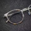 Denmark Brand Retro Brand Oval Round 9704 Eyeglass Frames Handmade Titanium Spectacle Frames Ultra-light Screwless Men Women New