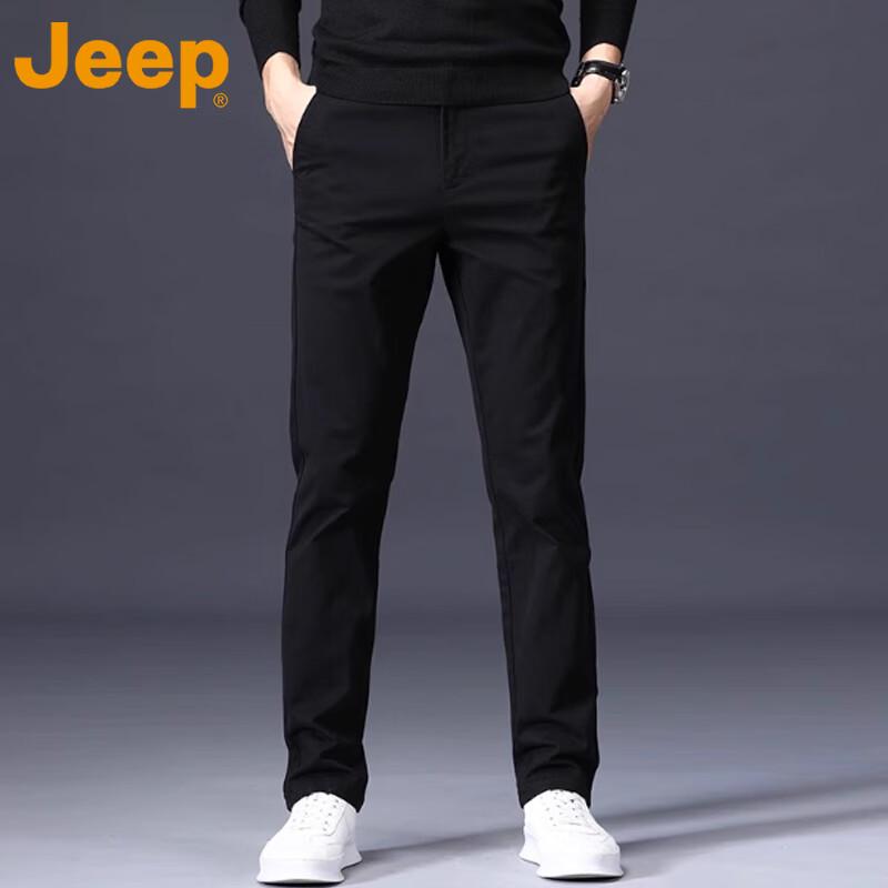 

JEEP Men s Business Casual Straight-Leg Pants 30