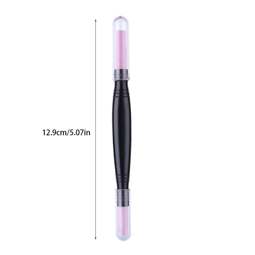 Nail Polishing Pen Double-headed Supplies Repair Grinding Bar Professional Girl Manicure Tool Household Accessories