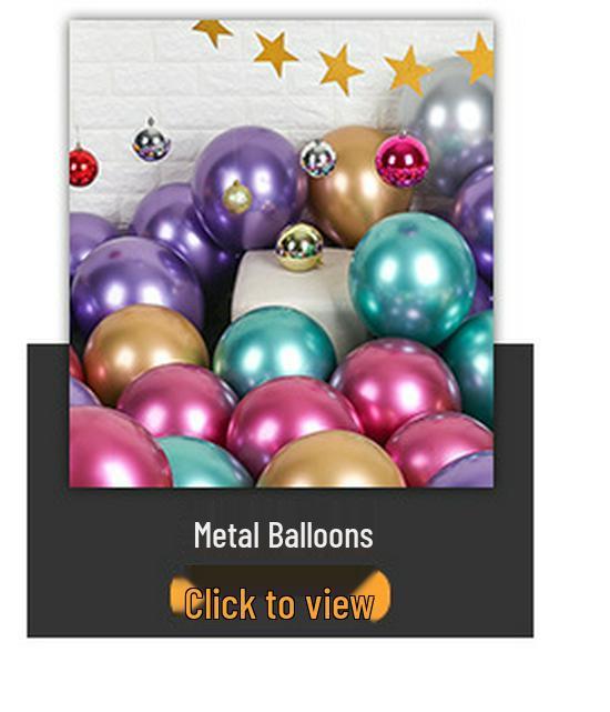 Mixed Metal Balloons: 5, 10, 12, 18, 36-Inch Party Decorations