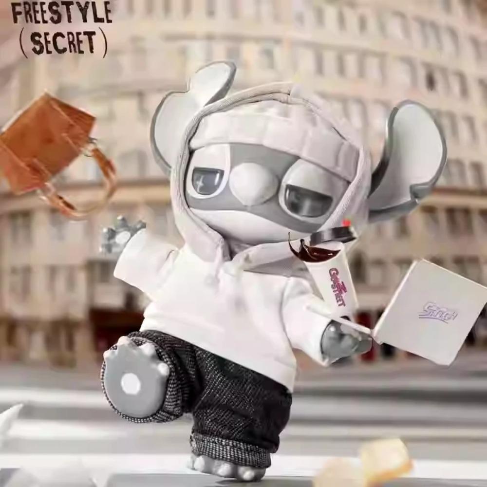 Genuine Miniso Disney Stitch Gen Z Street Series Vinyl Blind Box Dolls Cute Bag Pendants Trendy Toys Stitch Mystery Box As Gifts