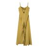 Wholesale of women's clothing, new summer European and American style fashion simple temperament suspender split dress