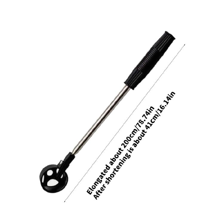 Heavy Duty Eggs Grabber Telescopic Stainless Steel Handle Eggs Pickers Collection Tool for Various Poultry Eggs Size