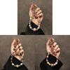 No Brand Phone Lanyard With Water Crystal Beads Pvc Material For Stylish Accessory