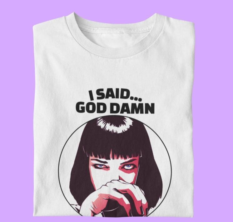 26 Said God Damn T-Shirt Cult Movie Tshirt 90 s Aesthetic Cool Shirt Unisex Tee Unisex T-Shirt XL