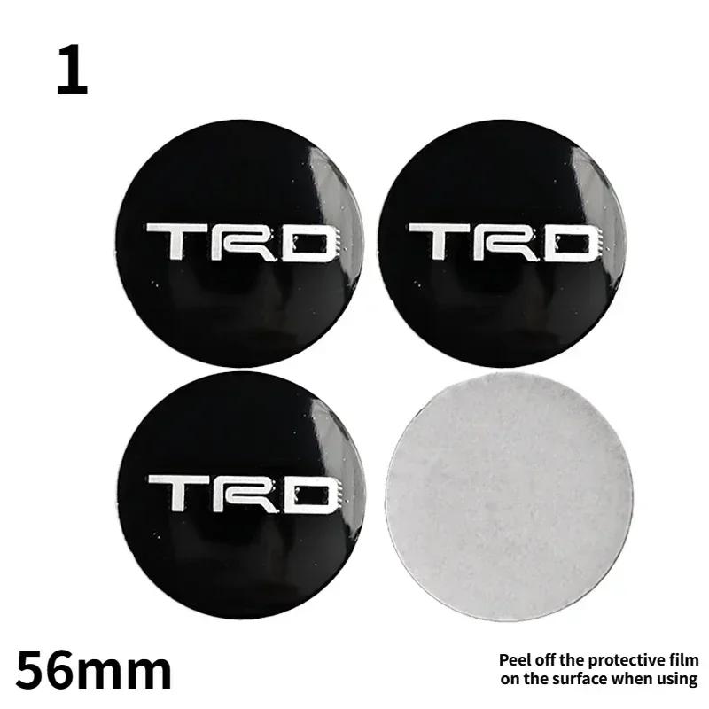 Car styling 56mm 64mm Car Tyre Wheel Center Hub Cap Badge sticker For Toyota C-hr Prado Rav4 Yaris Hilux Prius Corolla Camry