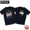 Funny Cat Cowboy Unisex Vintage Animal T Shirt Summer Printed Two Sides Graphic T Shirt Youth Unisex Clothing Casual Streetwear Tee