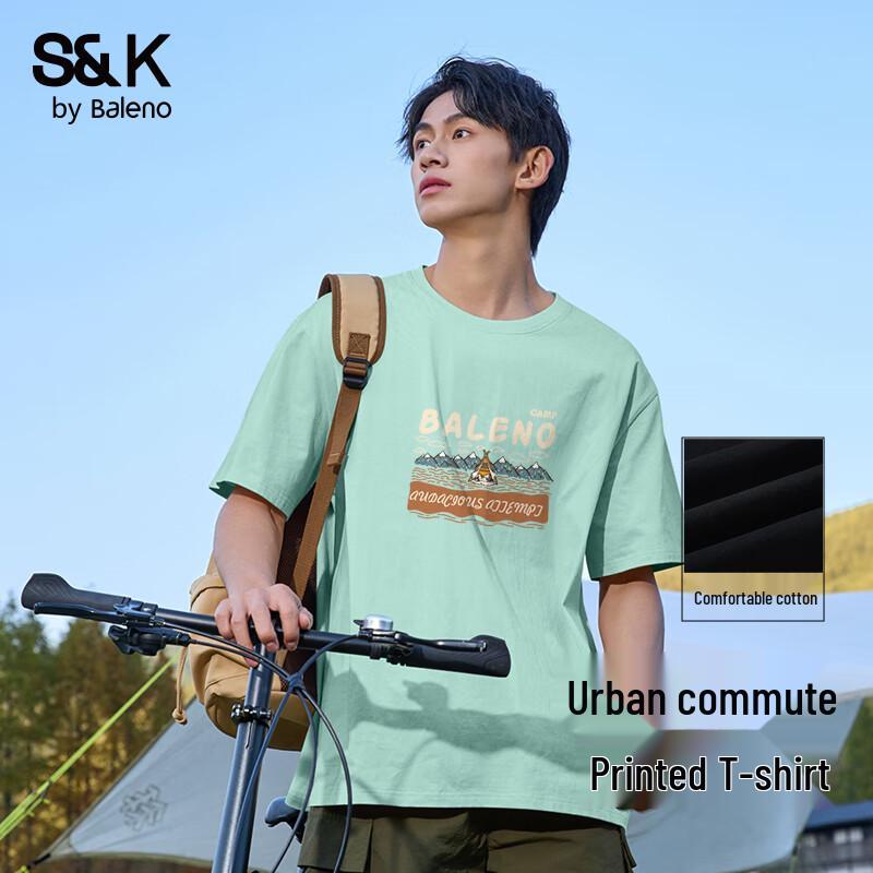 Baleno S&K Series Men s Heavyweight Cotton T-Shirt 5XL