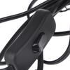 E27 Crawling Pet Heating Lamp Holder Power Cord Control Switch Piglet Chicken Brooder Heating Spiral Light Socket