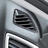 2x Carbon Fiber Dashboard Air Vent Outlet Cover Trim For Mazda 3 Axela 2014-2018