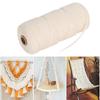 100m Cotton Rope 3mm Single Strand Cotton Macrame Yarn Cord for DIY Crafts Making