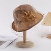 Summer lace breathable sun hat women's mesh flower pot hat sun hat fashion versatile crimped top hat