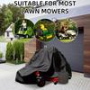 Lawn Mower Cover 210D Oxford Cloth Sun Protective Cover Waterproof Tractor Cover for Lawn Mowers Covering