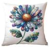 New Glitter Daisy Printed Pillowcase Light Luxury Floral Home Living Room Sofa Cushion Pillowcase