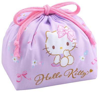Hello Kitty Ribbon Drawstring Lunch Bag KB 1