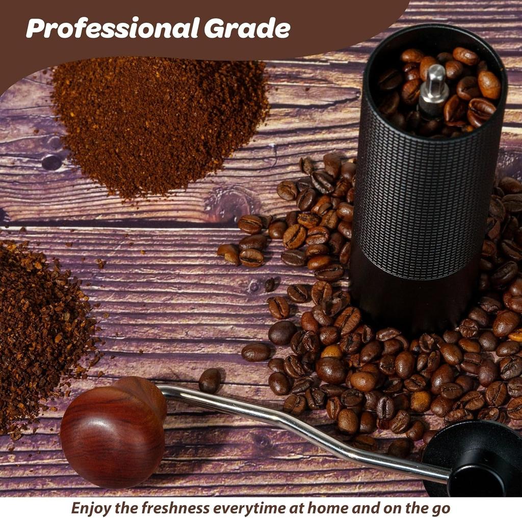 Ruční mlýnek na kávu Ruční mlýnek na kávu na espresso Přenosný mlýnek na kávu na kempování a cestování