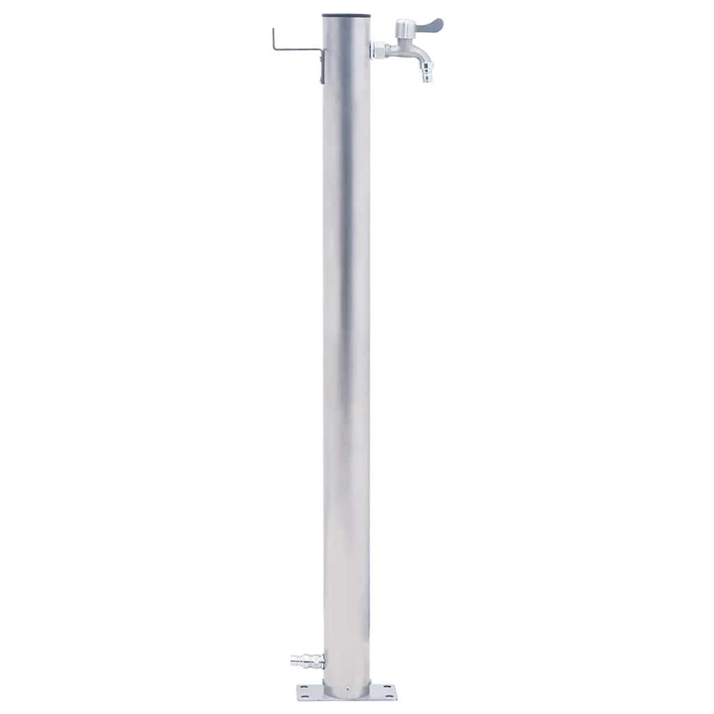 Vidaxl Garden Crane On Round Post, 40 Cm, Stainless Steel
