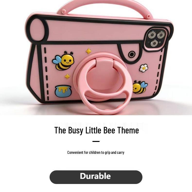Tablet da 10" per Bambini con Borsa a Tracolla Antiurto, Computer di Apprendimento, Chiamate SIM e WiFi.