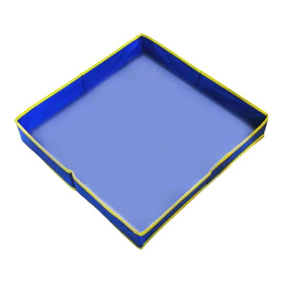 Folding Cloth Sand Tray Tear-Resistant Waterproof Portable Kids Beach Toys Storage Tray