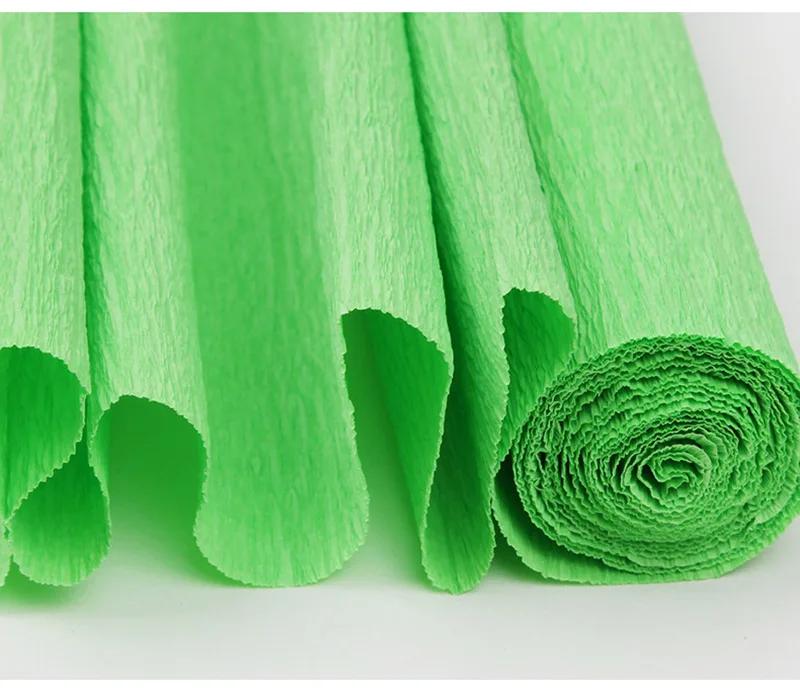 50x250cm Farbige Krepppapierrolle Origami Gefälteltes Krepppapier Basteln DIY Blumen Dekoration Geschenkpapier Basteln