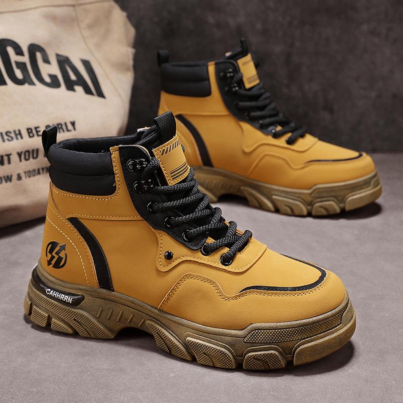 Fashion CYYTL Mens Boots Casual Shoes Cowboy Combat Tactical Motorcycle Chelsea Ankle Leather Work Outdoor Hiking Designer Luxury Winter