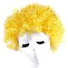 Rainbow Football Fans Wigs Synthetic Wigs Halloween Cosplay Hairs Afro Curly Clown Wigs  Kids