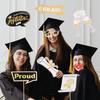 25pcs Black Golden Happy Graduation Decor  for High School/University/Senior