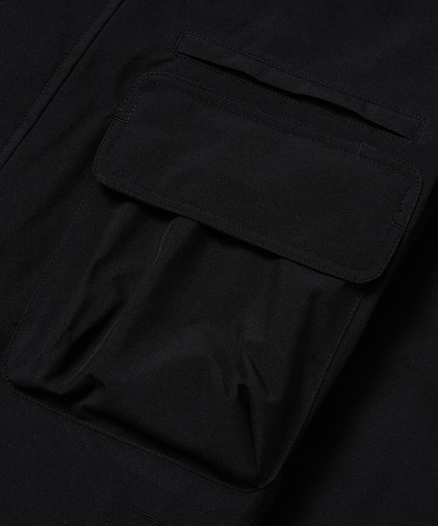 Brownbreath Tag Nylon Shell Hood Jacket - Black