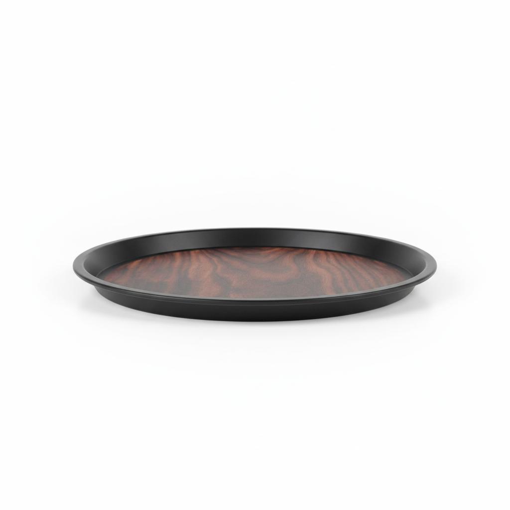 ANTI-SLIP KITCHEN WAITER TRAY BLACK 41 cm FOR SERVING