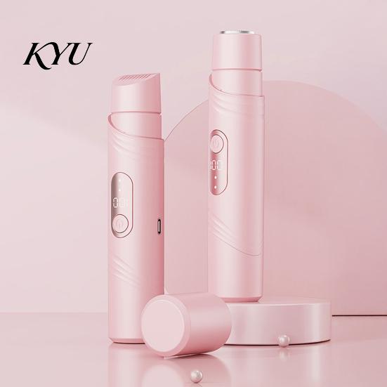 Travel Friendly Body Shaver Women Dual-Head Electric Shaver, Rechargeable IPX7 Waterproof Bikini Trimmer, Wet Dry Epilator Hair Removal for
