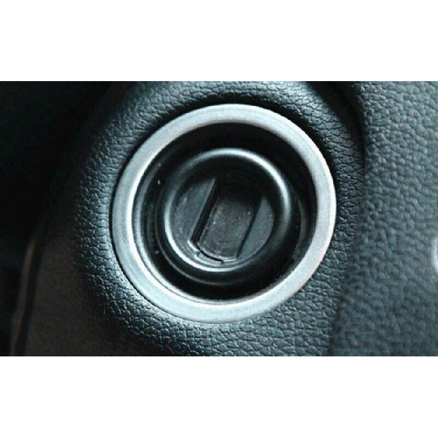 Engine Start Stop Ignition Button Ring For Benz C-Class 2007-14 Silver Titanium