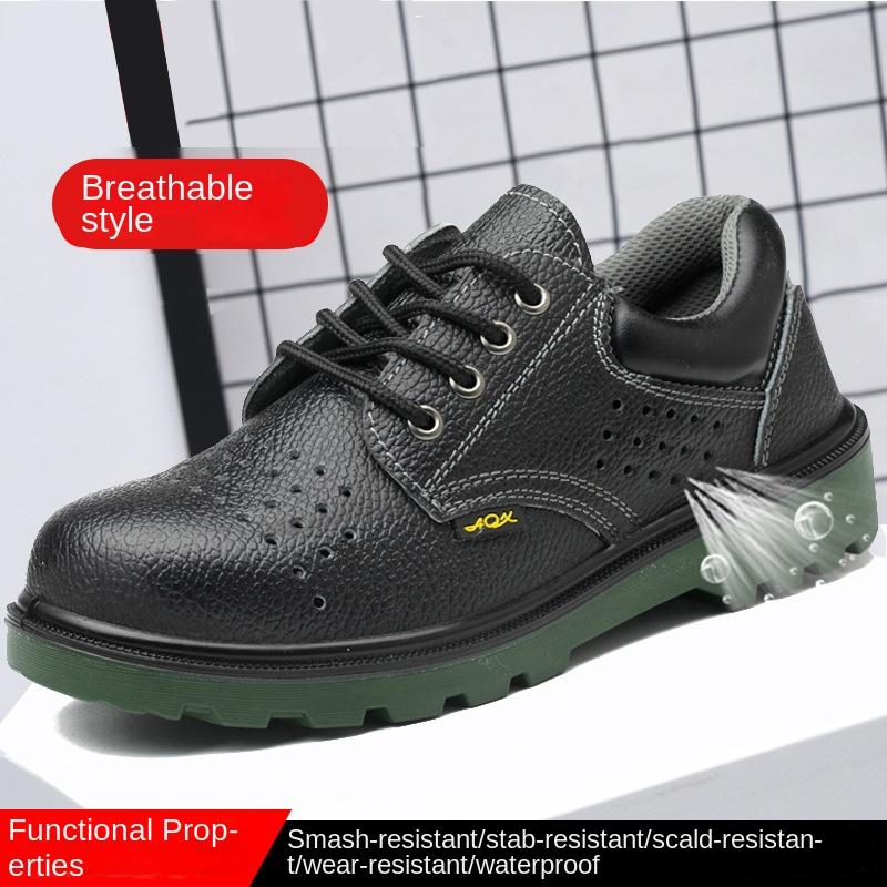 Обувь для страхования труда мужская противоударная и противопрокольная легкая противоожоговая изоляционная безопасная обувь для стройплощадки 36 3980₽