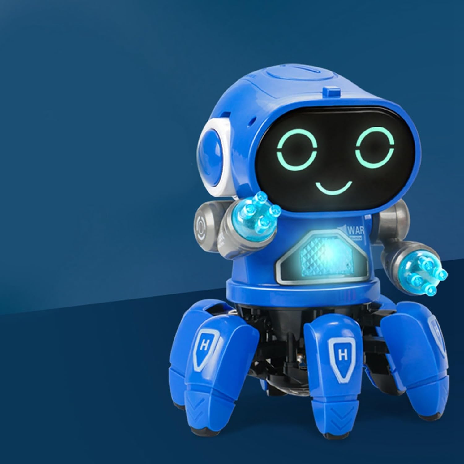 Легкий робот-игрушка на шести лапах, гибкий танцующий робот-игрушка с музыкой и встряской, с чистым качеством звука для (# 3)