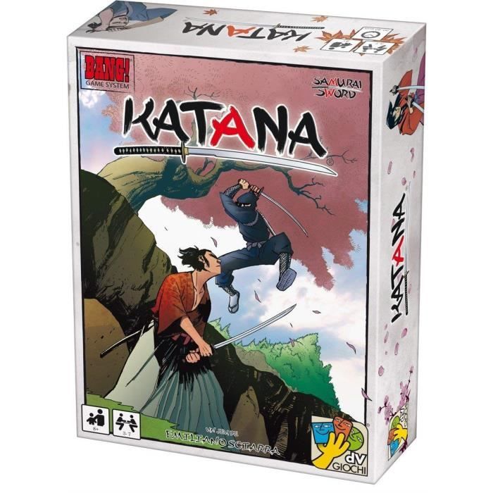 DV Giochi | Katana | Jeu de société | À partir de 8 ans | 3 à 7 joueurs | 20 à 40 minutes