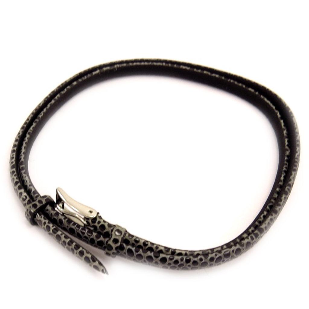 Les Trésors De Lily [K9355] - Bracelet mixte 'Peaceful' gris