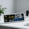 High Precise Digital Wall Clock With Multiple Temperature Humidities Display Simple LCD Room Clock For Living Room