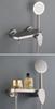 304 Stainless Steel Bathtub Shower Faucet Hand-held Sprinkler Shower Set Hot And Cold Mixer Shower Tap Nickel