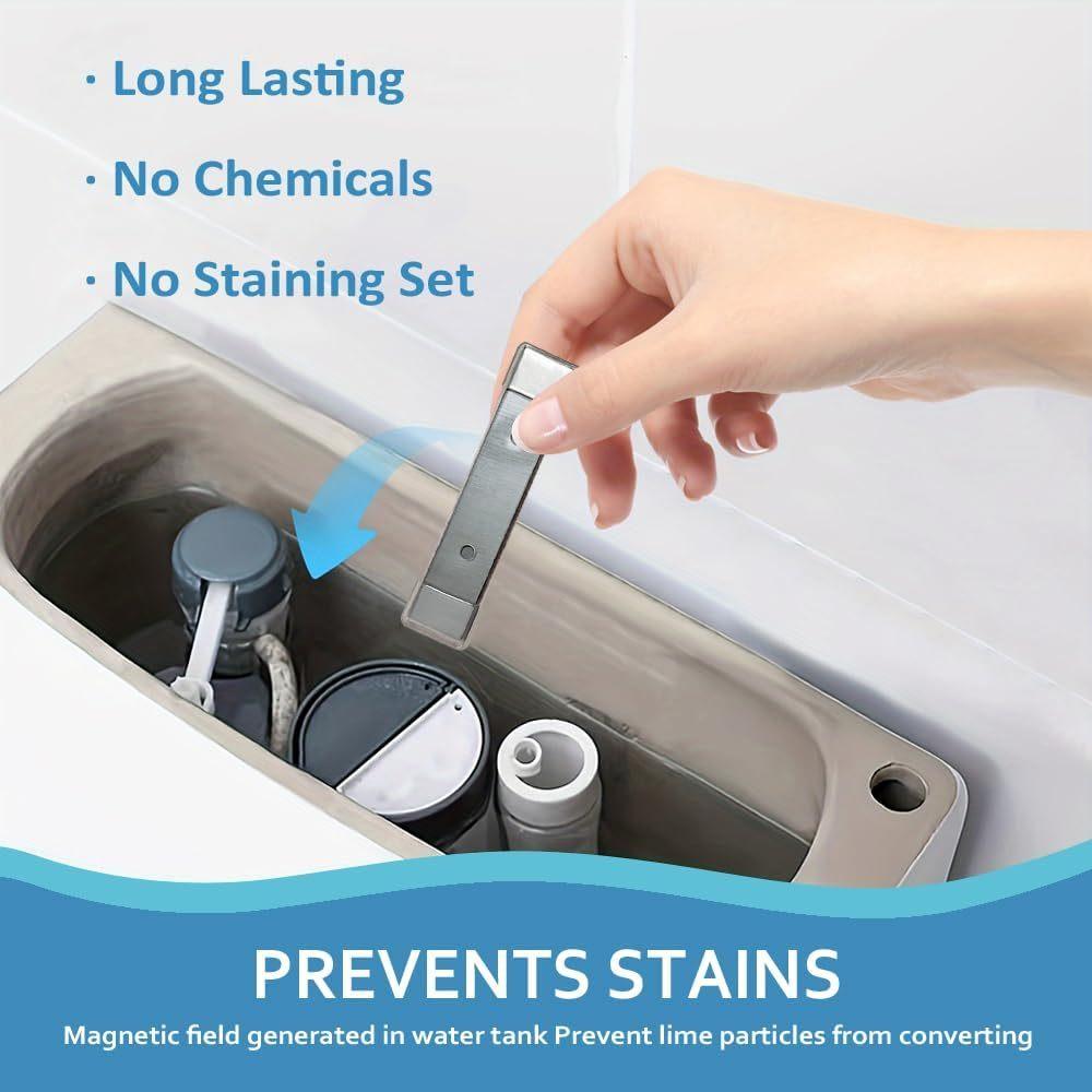 Magnetic Toilet Tank Cleaner Deodorizer Metal Material Chemical Free Long Lasting Odor Eliminator Bathroom Cleaning Accessories