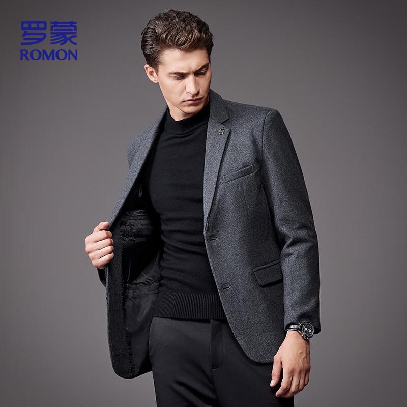ROMON Men's XF78 Wool Blend Suit Jacket